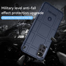 For Motorola Moto E32 Full Coverage Shockproof TPU Phone Case(Blue)