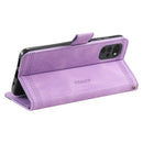 For Motorola Moto G22 Splicing Leather Phone Case(Purple)
