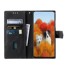 For Motorola Moto G52 Splicing Leather Phone Case(Black)