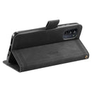 For Motorola Moto G52 Splicing Leather Phone Case(Black)