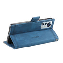 For Xiaomi 12 Pro / 12S Pro Splicing Leather Phone Case(Blue)