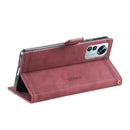 For Xiaomi 12 Pro / 12S Pro Splicing Leather Phone Case(Red)