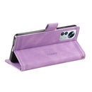 For Xiaomi 12 Pro / 12S Pro Splicing Leather Phone Case(Purple)
