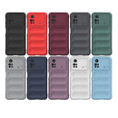 For Xiaomi Poco M4 Pro 4G Magic Shield TPU + Flannel Phone Case(Dark Grey)