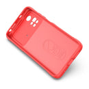 For Xiaomi Poco M4 Pro 4G Magic Shield TPU + Flannel Phone Case(Red)