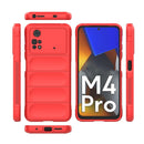 For Xiaomi Poco M4 Pro 4G Magic Shield TPU + Flannel Phone Case(White)