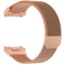 For FITBIT Ionic Milanese Watch Band, Large Size : 24X2.2cm(Rose Gold)
