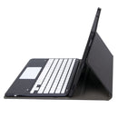 T800B-A Touch Pad Detachable Bluetooth Keyboard Leather Tablet Case For Samsung Galaxy Tab S8+/S7+/S7 FE(Black)