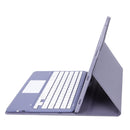 T800B-A Touch Pad Detachable Bluetooth Keyboard Leather Tablet Case For Samsung Galaxy Tab S8+/S7+/S7 FE(Purple)
