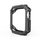 Carbon Fiber Contrast Color Protective Case For Apple Watch Series 7 41mm(Pewter)