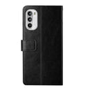 For Motorola Moto G82 Y Stitching Horizontal Flip Leather Phone Case(Black)