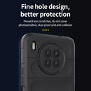 For Huawei Nova 8i Magic Shield TPU + Flannel Phone Case(Dark Blue)