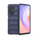 For Huawei Nova 9 SE/Honor 50 SE Magic Shield TPU + Flannel Phone Case(Dark Blue)