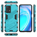 For OnePlus Nord CE 2 Lite 5G/Realme 9 Pro Punk Armor 2 in 1 Shockproof Phone Case with Invisible Holder(Blue)