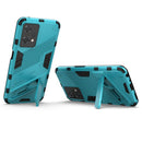 For OnePlus Nord CE 2 Lite 5G/Realme 9 Pro Punk Armor 2 in 1 Shockproof Phone Case with Invisible Holder(Blue)
