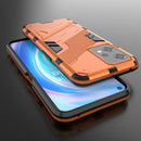 For OnePlus Nord CE 2 Lite 5G/Realme 9 Pro Punk Armor 2 in 1 Shockproof Phone Case with Invisible Holder(Orange)