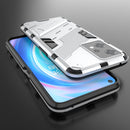 For OnePlus Nord CE 2 Lite 5G/Realme 9 Pro Punk Armor 2 in 1 Shockproof Phone Case with Invisible Holder(White)