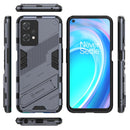 For OnePlus Nord CE 2 Lite 5G/Realme 9 Pro Punk Armor 2 in 1 Shockproof Phone Case with Invisible Holder(Grey)