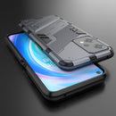 For OnePlus Nord CE 2 Lite 5G/Realme 9 Pro Punk Armor 2 in 1 Shockproof Phone Case with Invisible Holder(Grey)