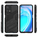 For OnePlus Nord CE 2 Lite 5G/Realme 9 Pro Punk Armor 2 in 1 Shockproof Phone Case with Invisible Holder(Black)