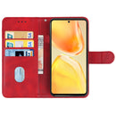 For vivo S15 Leather Phone Case(Red)