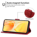 For vivo S15 Leather Phone Case(Red)