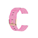 For FITBIT Versa Canvas Watch Band(Pink)