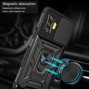 For Xiaomi Poco F4 GT / Redmi K50 Gaming Sliding Camera Cover Design TPU+PC Phone Case(Rose Gold)