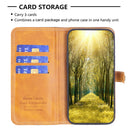 For Xiaomi 12 Color Matching Double Sewing Thread Leather Phone Case(Brown)