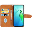 For OPPO Reno8 Pro Leather Phone Case(Brown)