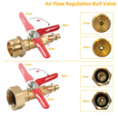 A6863 RV Female + Male 1/4 Drain Fitting Adapter with Storage Bag
