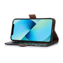 Crocodile Top Layer Cowhide Leather Phone Case For iPhone 14 Pro Max (Green)