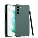 For Samsung Galaxy S22+ 5G GKK Ultra-thin Skin Feel Phone Case with Stylus(Forest Green)