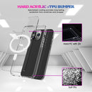 Magsafe Clear Acrylic PC +TPU Phone Case For iPhone 14 (Transparent)
