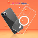 Magsafe Clear Acrylic PC +TPU Phone Case For iPhone 14 Max (Transparent)
