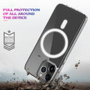 Magsafe Clear Acrylic PC +TPU Phone Case For iPhone 14 Max (Transparent)