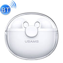 USAMS BU12 TWS Half In-Ear Bluetooth 5.1 Wireless Earphones(White)