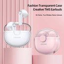 USAMS BU12 TWS Half In-Ear Bluetooth 5.1 Wireless Earphones(White)