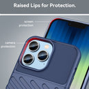 For iPhone 14 Pro Thunderbolt Shockproof TPU Phone Case (Blue)