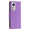 For Xiaomi 12 Lite Litchi Texture Pure Color Leather Phone Case(Purple)