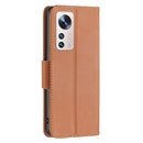 For Xiaomi 12 Lite Litchi Texture Pure Color Leather Phone Case(Brown)