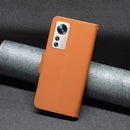 For Xiaomi 12 Lite Litchi Texture Pure Color Leather Phone Case(Brown)