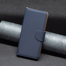 For Xiaomi 12 Lite Litchi Texture Pure Color Leather Phone Case(Blue)