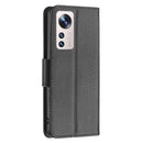 For Xiaomi 12 Lite Litchi Texture Pure Color Leather Phone Case(Black)