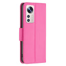 For Xiaomi 12 Lite Litchi Texture Pure Color Leather Phone Case(Rose Red)