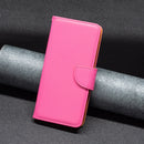 For Xiaomi 12 Lite Litchi Texture Pure Color Leather Phone Case(Rose Red)