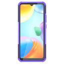 For Xiaomi Redmi 10C 4G Global Tire Texture TPU + PC Phone Case with Holder(Purple)
