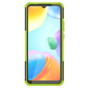 For Xiaomi Redmi 10C 4G Global Tire Texture TPU + PC Phone Case with Holder(Green)
