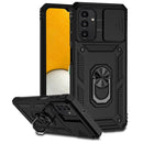 For Samsung Galaxy A13 4G Sliding Camshield Holder Phone Case(Black)