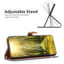 For Xiaomi 12 Lite Color Block Denim Texture Leather Phone Case(Royal Blue)